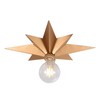 16 inch Flush Mount Ceiling Light, Gold Star Light Fixture,