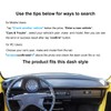 Yiz Dashboard Cover Dash Cover Mat Fit for VW Volkswagen