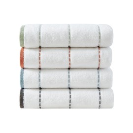 Tommy Bahama, Soft Cotton Bathroom Decor, Highly Absorbent & Medium Weight Bath Towels Set, 3 Piece, Ridley Solid Green