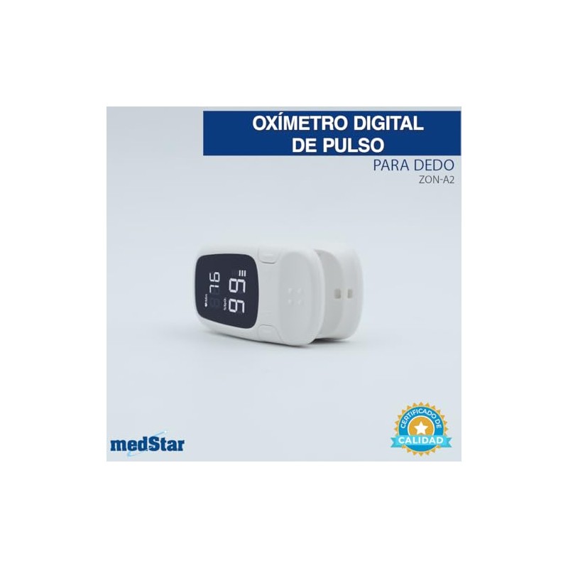 MEDSTAR Oximetro de Pulso para Dedo de Lectura Rápida