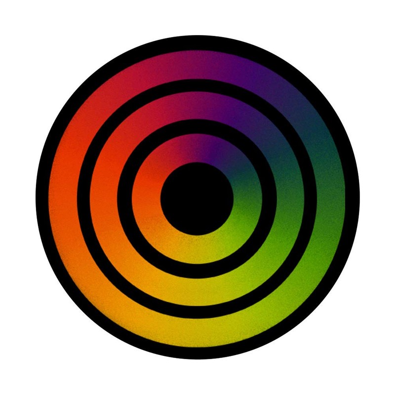 Rainbow Color Wheel Rings