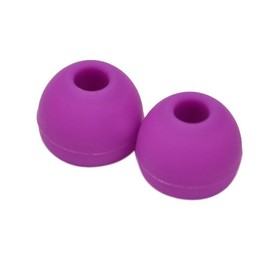 ITIS 10 Replacement Earbud tips Ear Gel for Monster Beats, iBeats,Tour, Urbeats se, Urbeats, Powerbeats （Not for PowerBeats 2 Wireless）, HeartBeats, Diddybeats In-Ear Headphones With ITIS Headphone Cable Cord Clip (PURPLE, MEDIUM)