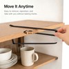 2 Pack Cabinet Tumbler Lid Organizer for Cup Lids, Cups,
