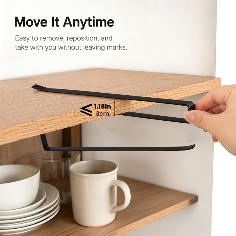 2 Pack Cabinet Tumbler Lid Organizer for Cup Lids, Cups,