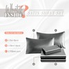 Elegant Comfort Luxurious 4-Piece Silky Satin Sheet Set, Skin and
