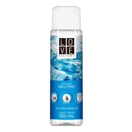 Love Factory Lubricante Intimo Gel Para Masajes Neutro 120ml