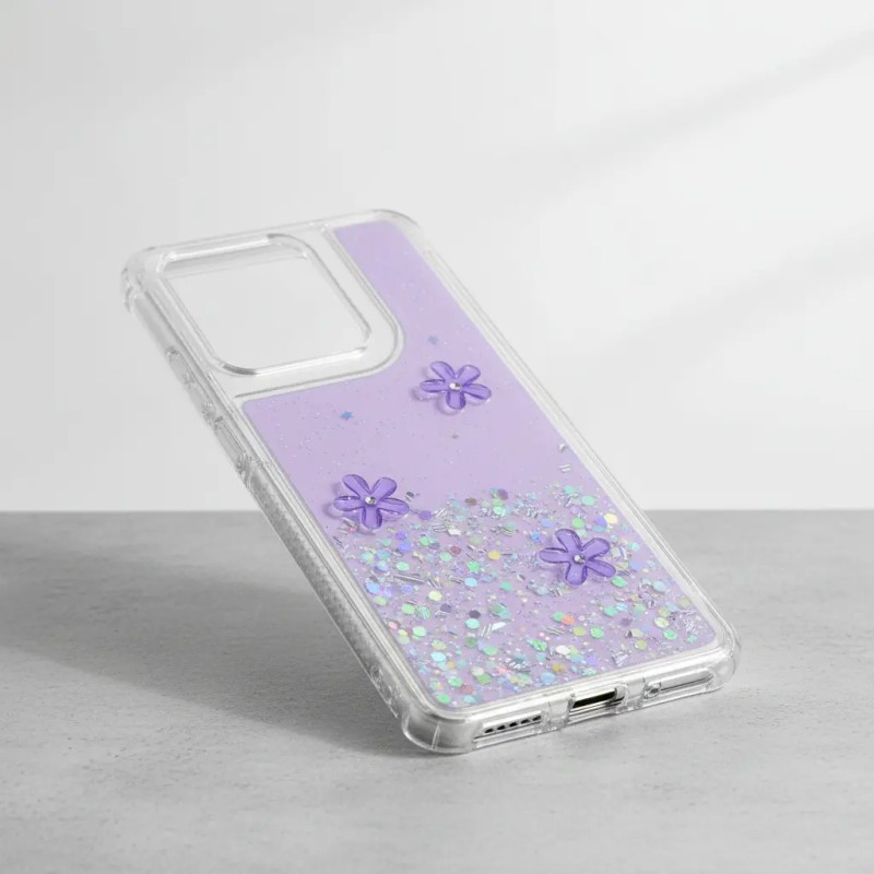 Funda Para Moto Edge 40 Brillos Case Mujer + Mica