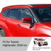 Voron Glass in-Channel Extra Durable Rain Guards for Toyota Highlander