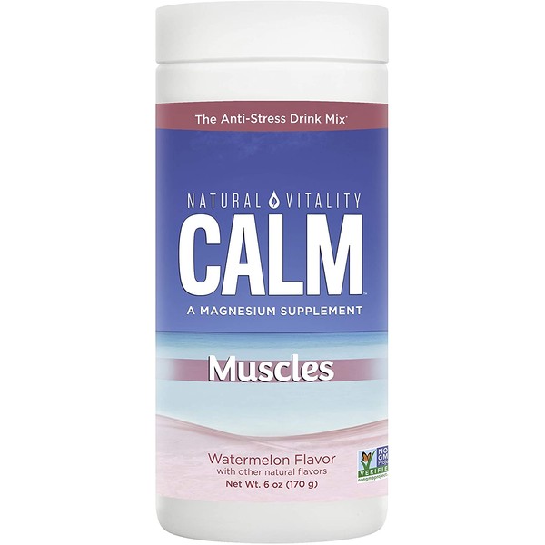 Natural Vitality Calm Specifics Calmful Muscles - for Tired, Sore, or Cramping Muscles - Watermelon 6 oz