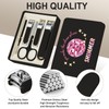 TTJHGYQO 6-Piece Nail Clipper Set with Nail File, Tweezers and