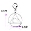 Sello hermético de la luz, símbolo de alquimia, joyería de