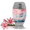 Yatskia Pink Small Urns for Human Ashes Keepsake, Cremation Keepsakes