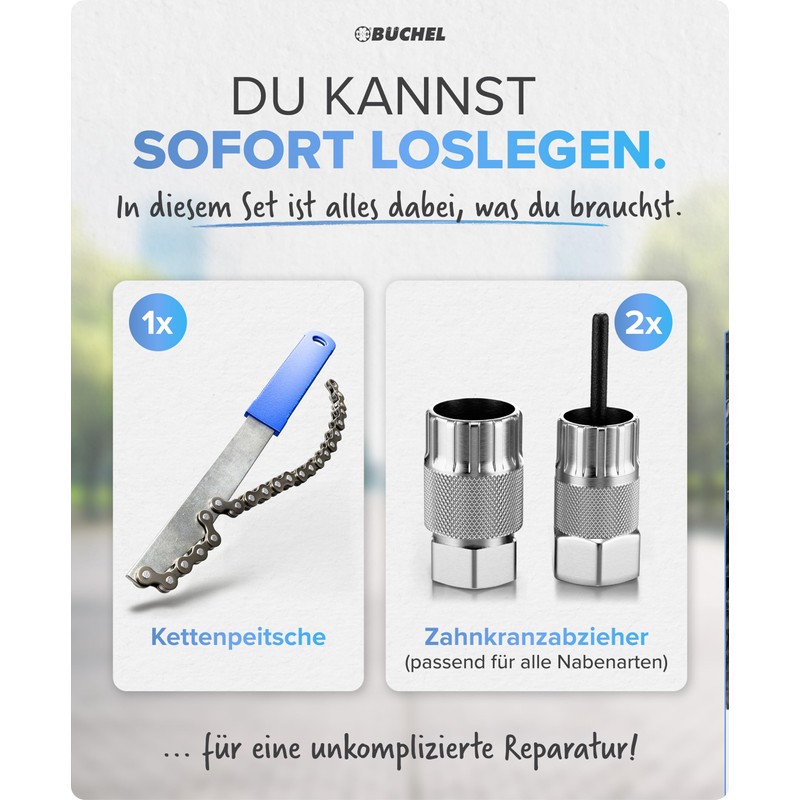 Büchel Chain Whip Set, 3