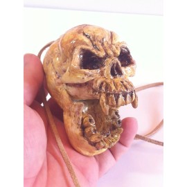 Aztec Death Whistle - The Skull -  Imitates human screams very LOUD