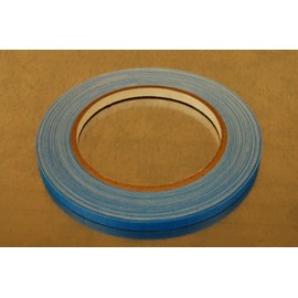 Quarter Inch x 25 Yards UV Blacklight Reactive Fluorescen​t Gaffer Tape (Blue)