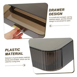 BIUDECO Makeup Organizer for Vanity Drawer Type Storage Box Desktop Dresser Organizer