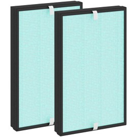2 Pack C380 Replacement Filter for Storebary and Elechomes P300 Air Purifier, 3-IN-1, H13 True HEPA with High-Efficiency Activated Carbon and Pre-filter, Model C380-RF