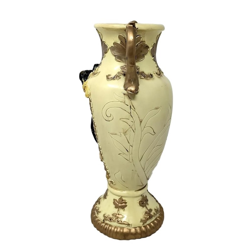 Ornate Nativity Scene Vase | Handcrafted Ceramic Decorative Vase with