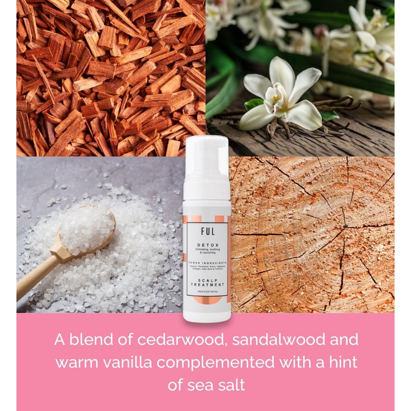 FUL Detox Scalp Treatment, 150ml, with Turmeric and Aloe Vera,