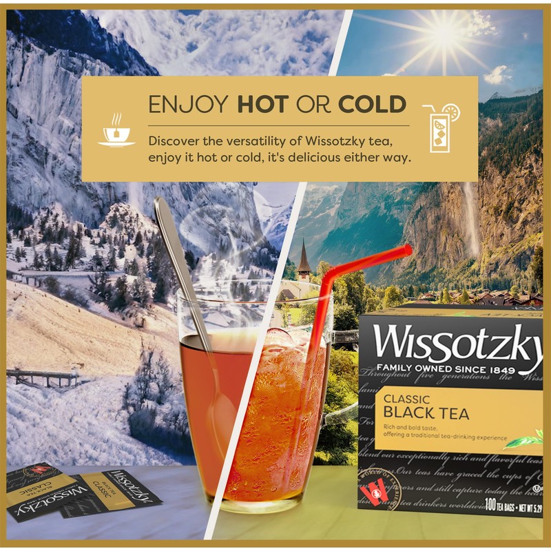 Wissotzky Classic Black Tea (2 Pack - 200 Tea Bags)