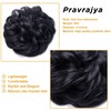 Sheetal Traders Hair Bun Extensions Wavy Curly Dish Donut Ponytail