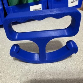 Grocery Bag Handle - Carry Multiple Bags at Once & Reduce Trips | Bag Hangers - Color: Blue