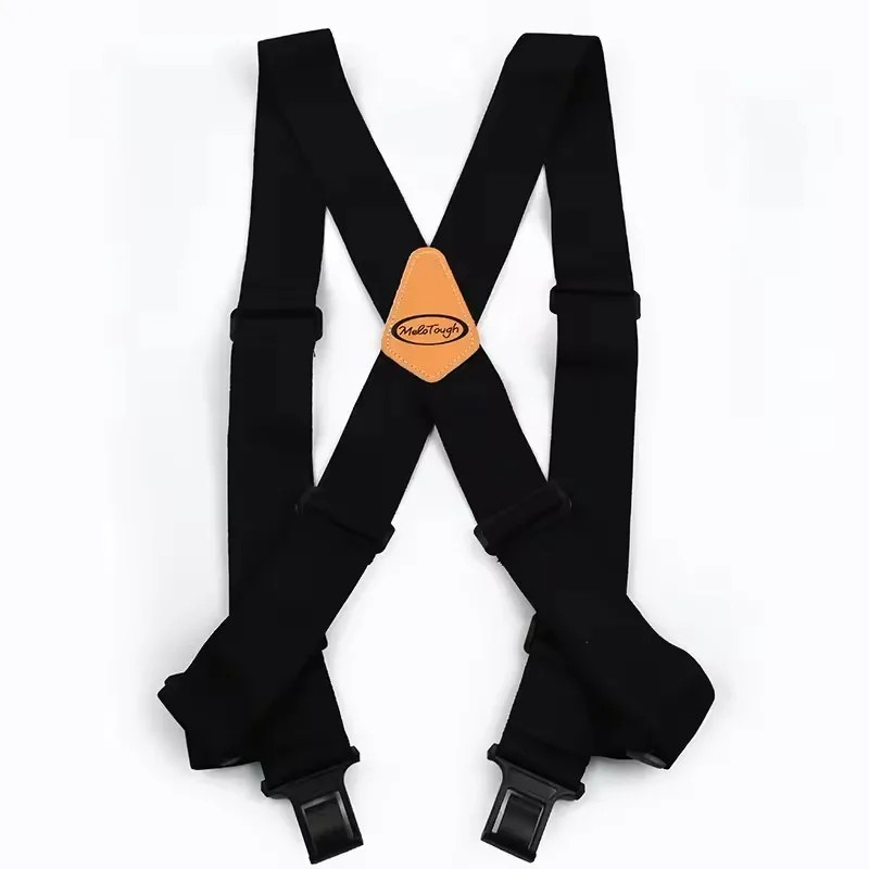 Men's Adjustable Elastic Suspenders 5cm Wide X-Back Pants Braces with