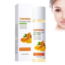Eazerom 09 Kurkuma Toner,150ml Turmeric-Toner für Hautschutz und Feuchtigkeitsspendung,Kurkuma Gesichtstoner, Verdunkelndes Tiefe Hydratation, Straffend & feuchtigkeitsspendend,Turmeric Toner