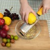 Pro Zester Grater, Lemon Parmesan Zester, Chocolate, With Razor-Sharp Stainless