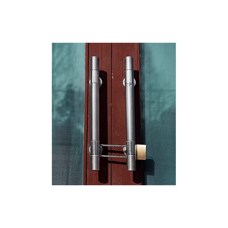 Fu Volante Solid Brass Outdoor Padlocks, 2 inch Wide Body,