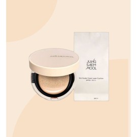 Jeong Saem Mool Skin Nude Cover Layer Cushion (Main Product + Refill) / 정샘물 스킨 누더 커버레이어 쿠션 (본품+리필)