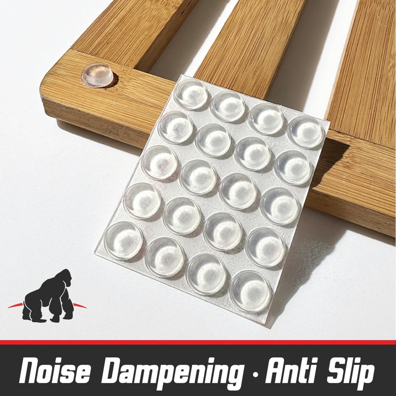 Self Adhesive Bumpers - 1/2” Diameter - 100 pcs -