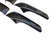 ruihe 4pc Carbon Fiber Color Inner Door Open Handle Cover