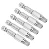 CoCud Magnetic Pentagon Bits, H6 Head 1/4" Hex Shank 2"