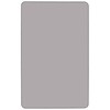 Flash Furniture 24''W x 48''L Rectangular Grey Thermal Laminate Activity