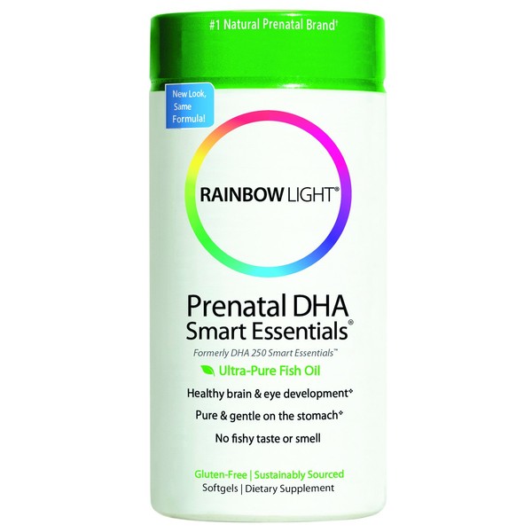 Rainbow Light DHA 250 Smart Essentials 60-Count Softgels (Pack of 2)