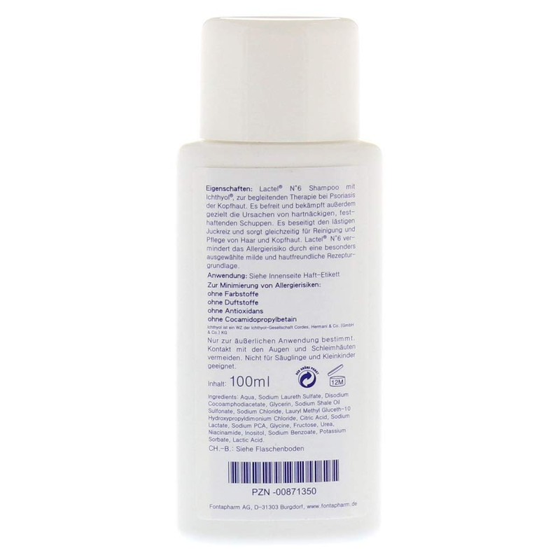 Lactel No. 6 Ichthyol Shampoo 100 ml
