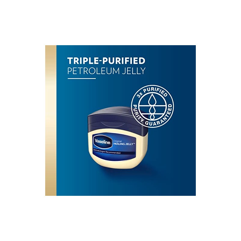 Vaseline Petroleum Jelly Original 3 Count Provides Dry Skin Relief