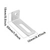 PDETVEO 20PCS Whiteboard Mounting Hardware Kits, L-Shaped Hanging Brackets with