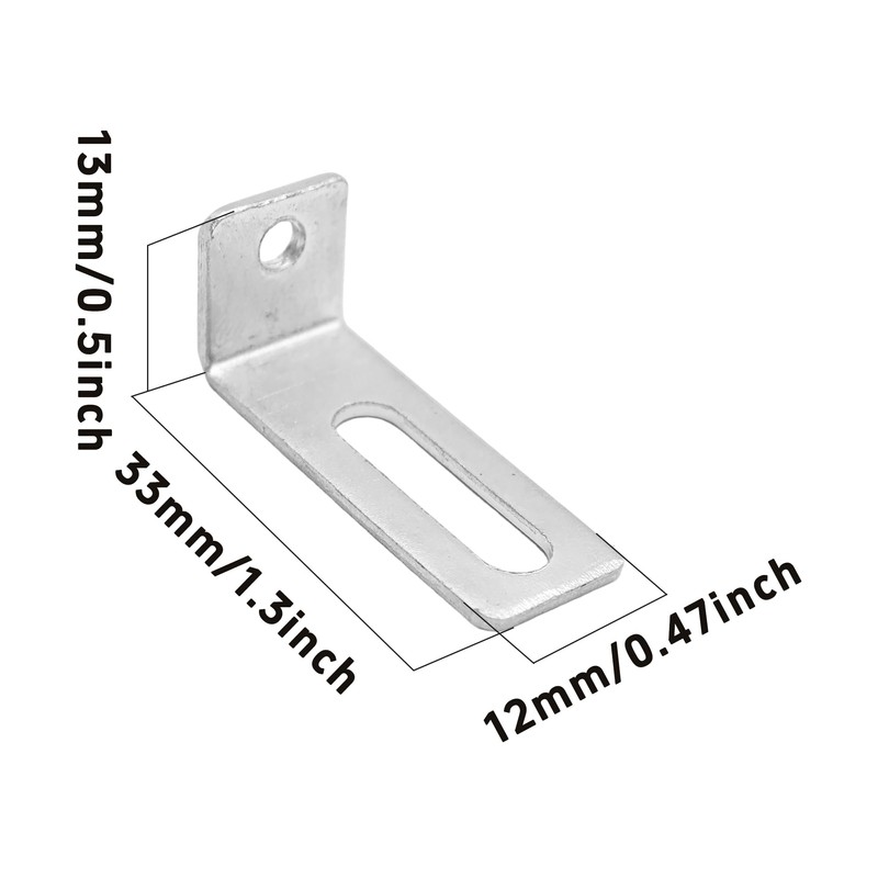 PDETVEO 20PCS Whiteboard Mounting Hardware Kits, L-Shaped Hanging Brackets with