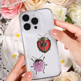 50pcs Transparent Vintage Insect Stickers for Kids,Lifelike Insect Sticker Waterproof PET Stickers for Scrapbook Journaling Photo Album Collage Card Nature Sticker for Teens and Adults