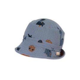 Sterntaler Unisex Children's Fishing Hat Dinosaur Children's Hat, lightblue