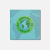 Unbranded Earth Day Light Green 4'' X 4'' Square Wooden