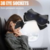 Sleep Mask Adjustable Silk Blackout Eye Mask with Bowknot Princess