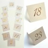 Table Numbers White Gold Events Lettering Birthday Function Party 1-30