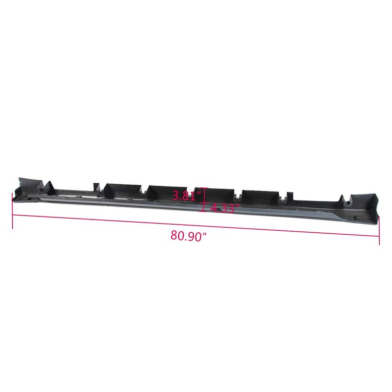 G-PLUS Primed Exterior-Rocker Panel Molding Trim Compatible With 2013-2018 Ford