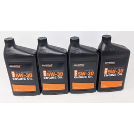 Generac 4-Quarts Full Synthetic Motor Oil 5W-30 SN Part 0J5140F