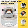116311-01 Vacuum Blower Motor 5.7" 120V High-Suction Low-Noise Energy-Efficient Replacement