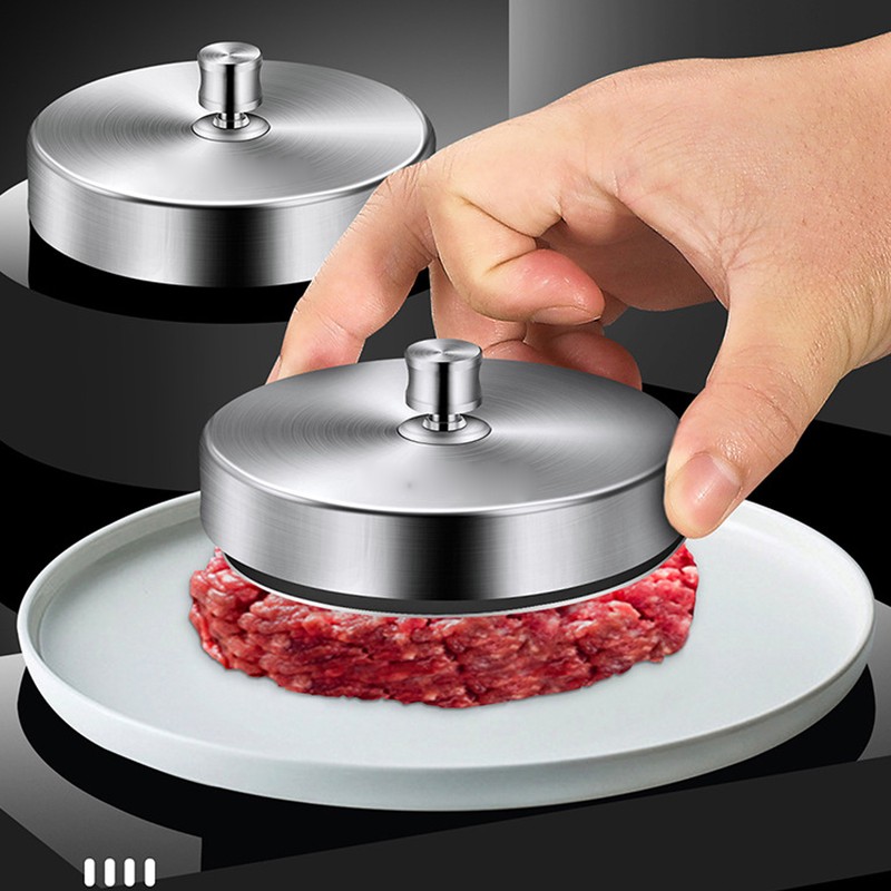 Round Burger Press 304 Stainless Steel Burger Press Hamburger Mould