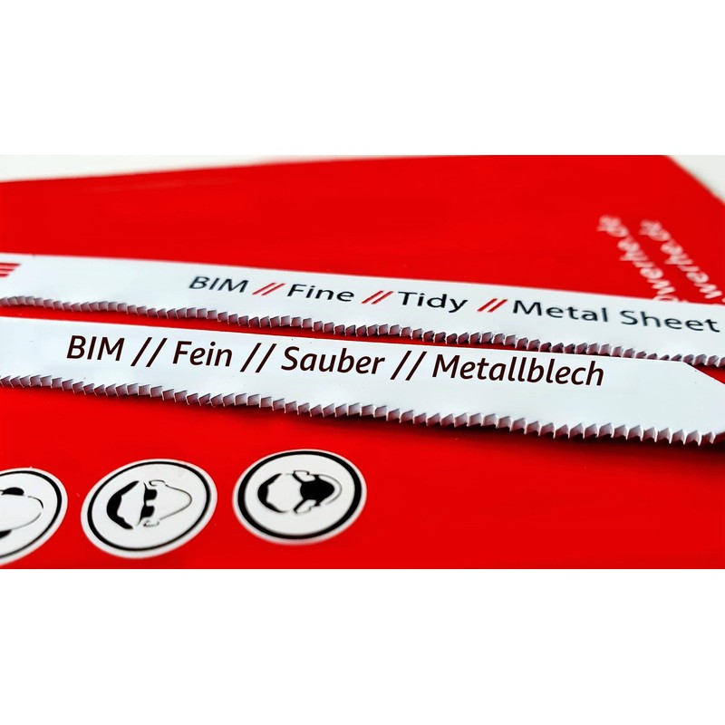 WERHE Professional - 2 x Metal Jigsaw Blades - C185